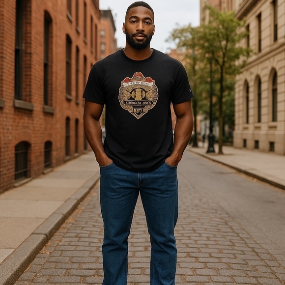 New York Yankees Wold Series American League 1927 New Era T-Shirt Blue Size XL - Picture 2 of 7